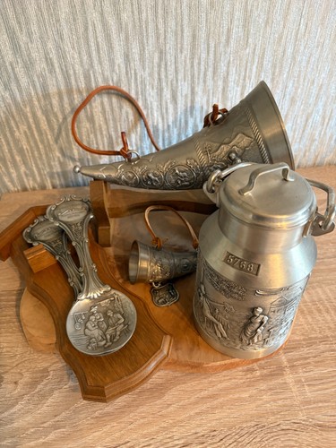 Zinn hörner löffel und - hörner,, 2