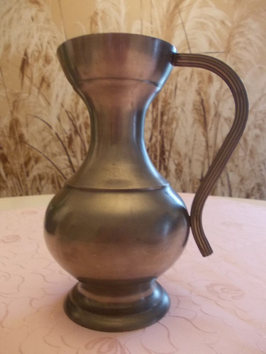 Zinn henkelvase - henkelvase, (karaffe)