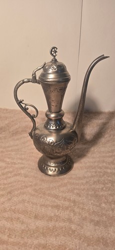 Zinnkanne mit ornamenten cm - mit,