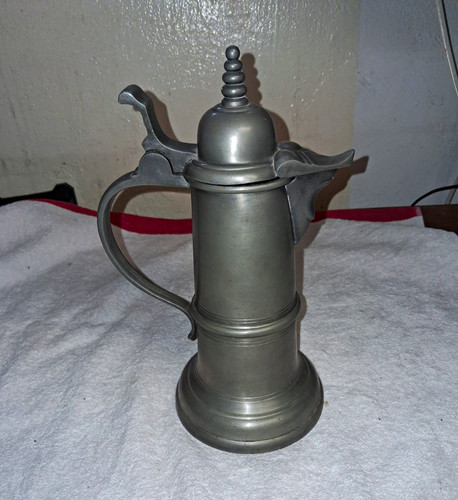 Zinn krug humpen mit deckel - zinn, krug/humpen
