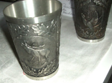 Zinnbecher - Jagdmotive -