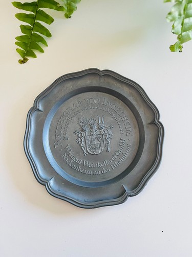Zinn wandteller reichsgraf von - reichsgraf,