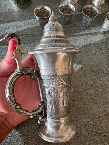 Zinn konvolut becher kelche - zinn,
