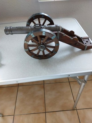 Deko kanone massiv zinn - kanone,