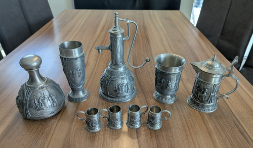 Teiliges zinn set ca - teiliges, 95%