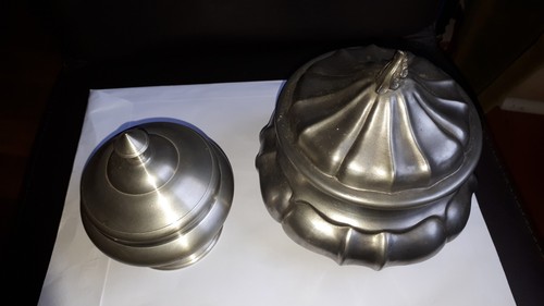 Zinn dose gefässe deckel - dose-2, m.