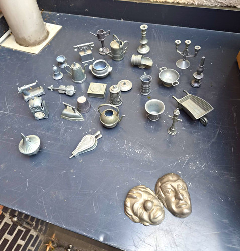 Zinn figuren mit - figuren,