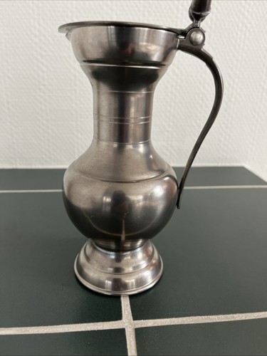 Zinnkrug mit deckel - mit, cm