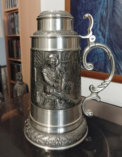 Alter bierkrug zinn - bierkrug,