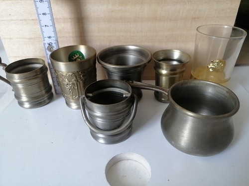 Zinnbecher schnapsgläser - zinnbecher,