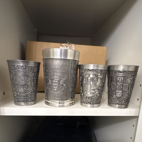 Konvolut zinnbecher zinnpokal - konvolut, zinnbecher/zinnpokal