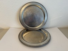 4 Zinn Platzteller Feinzinn