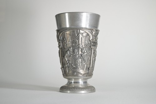 Zinn becher mit - becher, 3