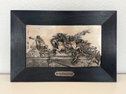 Reliefbild zinn relief georg - reliefbild,