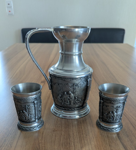 Teiliges zinn set - teiliges, ca