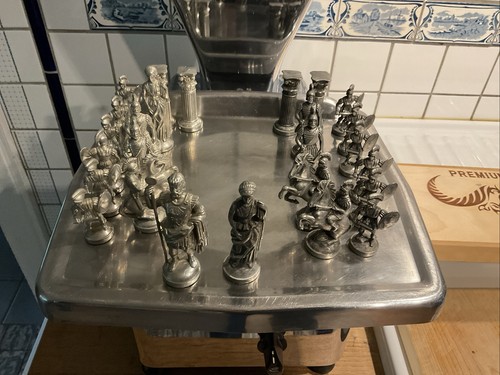 Schachfiguren aus zinn 5 - 2,5, kg