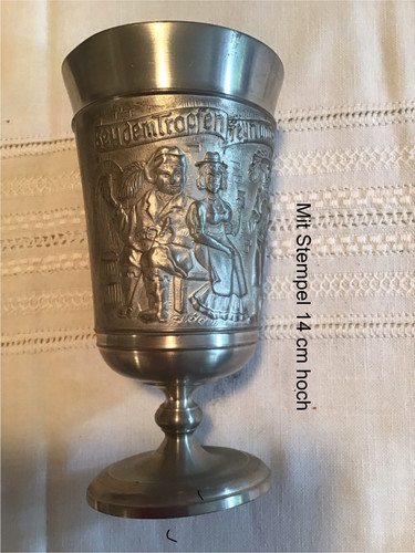 Zinnbecher zinn mit - %,