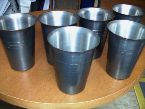 Zinn becher gebrauchszinn - zinn-becher,,