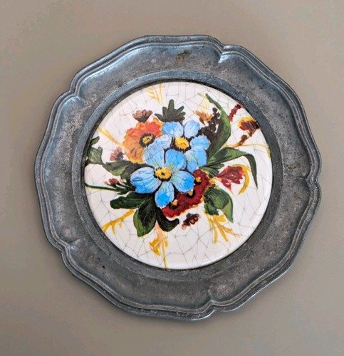 Vintage untersetzer zinn mit - vintage,
