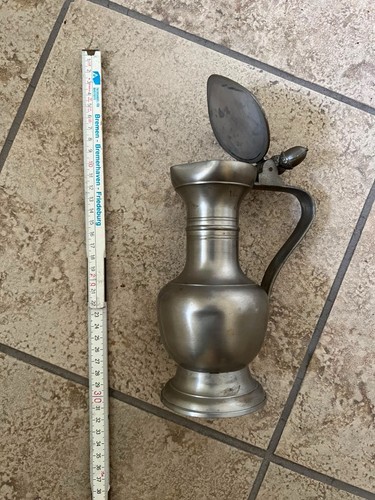 Vintage zinnkanne sks zinnkrug - sks,