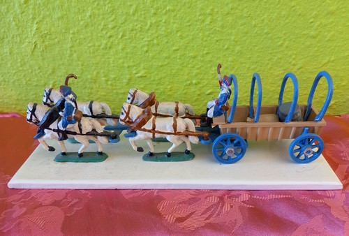 Zinnfiguren pferdegespann - zinnfiguren,