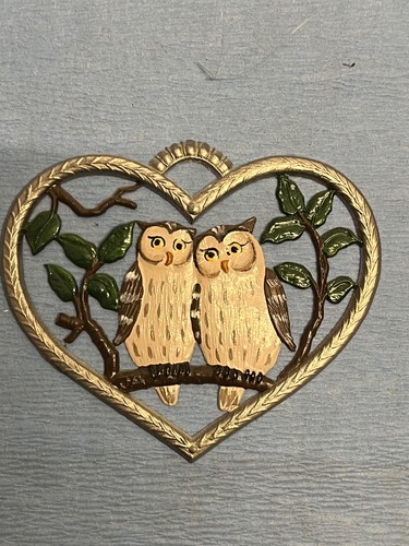 Zinnbild eulenpärchen - eulenpärchen, im