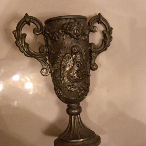 Zinnpokal mit henkeln - mit,