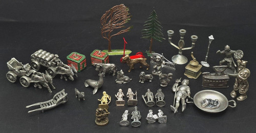 Riesiges metall zinn figuren - /,