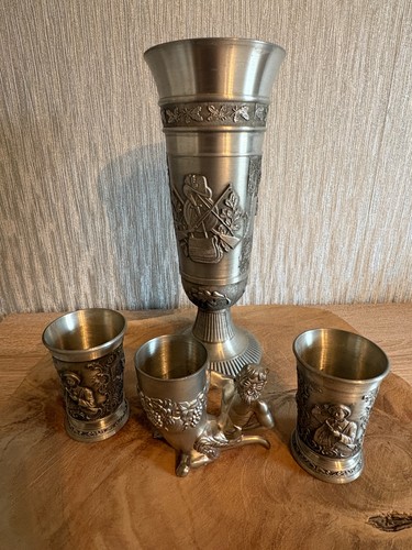 Zinn becher großer - 4,